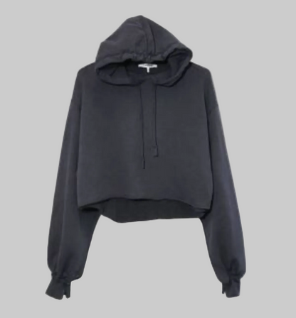 FRAME Cropped Hoodie - Size L