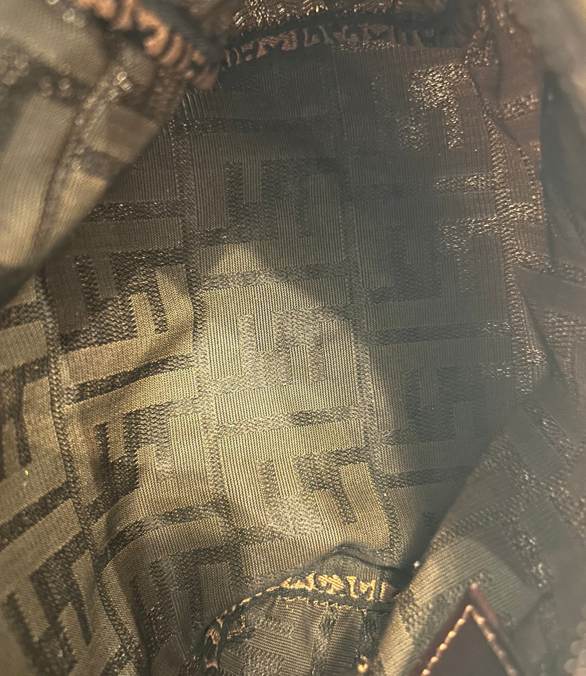 FENDI Fabric FF Mini Cosmetic Bag