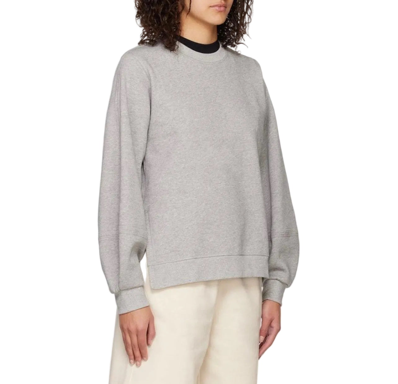 GANNI Grey Crew Sweatshirt - Size xs