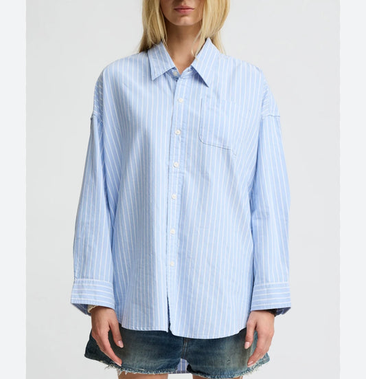 DENIMINIST Striped Button Down - Size S
