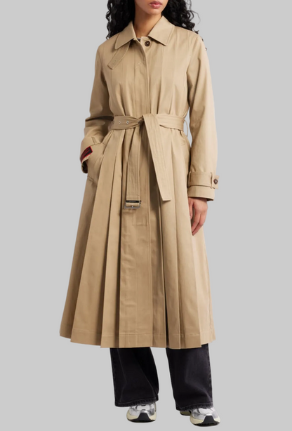 NEW* DAMSON MADDER Sofia Pleated Trench Coat - Size 12