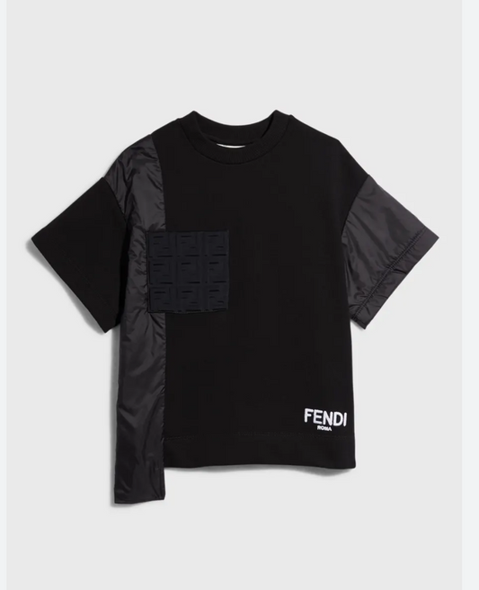 FENDI Mixed Media T-Shirt - Size S