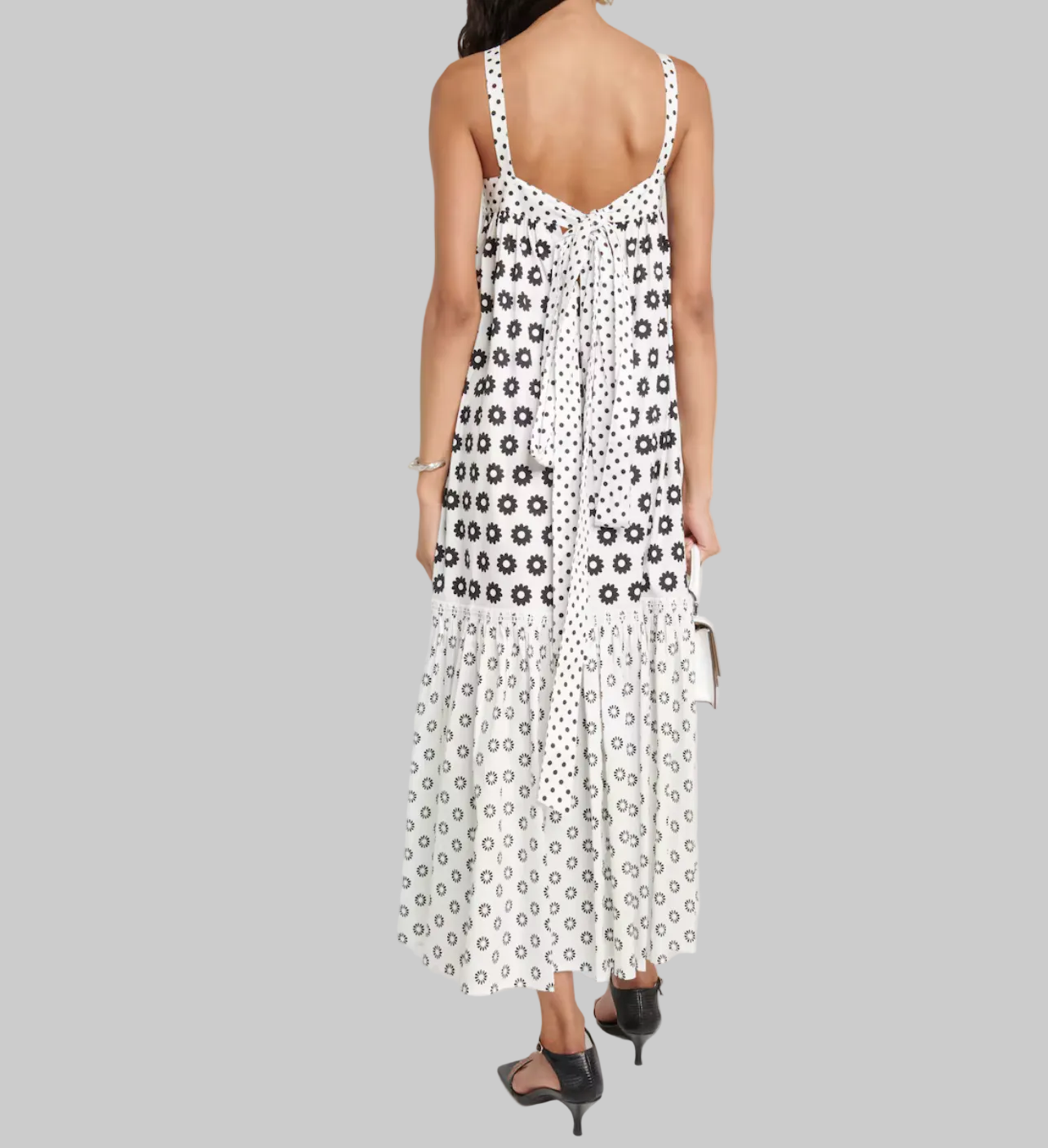 TORY BURCH Printed Floral Cotton Midi Dress - Size 12