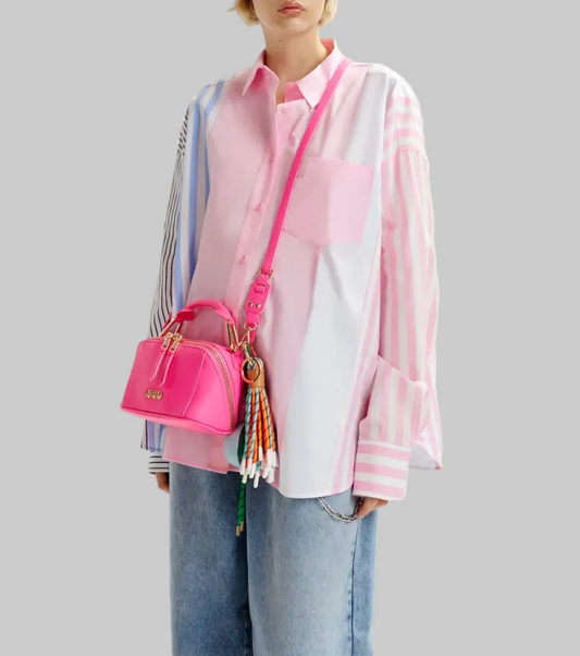 ESSENTIAL ANTWERP Multicoloured Striped Button Up - Size M