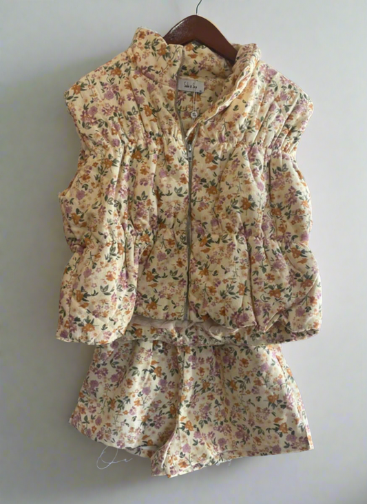 SADIE AND SAGE Vest and Short Set - Size S