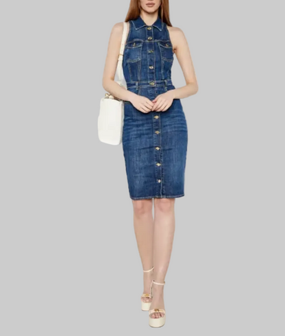 ELISABETTA FRANCHI Denim Dress - Size s
