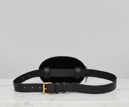 GUCCI Chevron Velvet Marmont Belt Bag