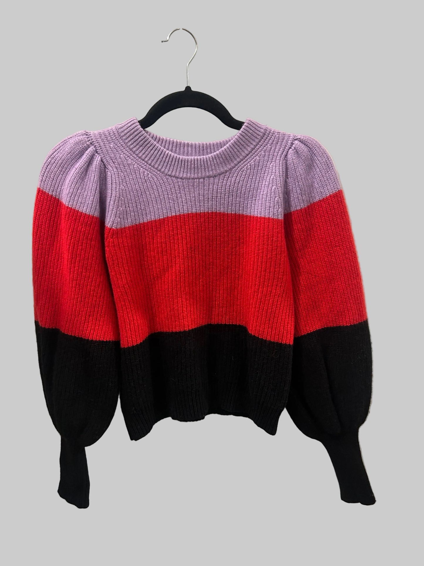 A.L.C. Striped Colour Block Sweater - Size xs