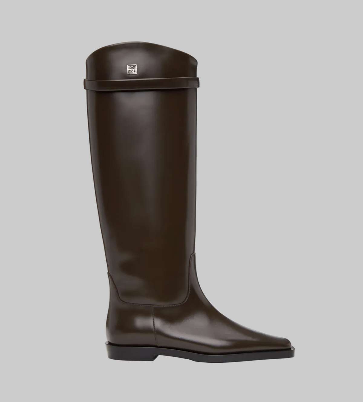 TOTEME Brown Leather Riding Boots - Size 38