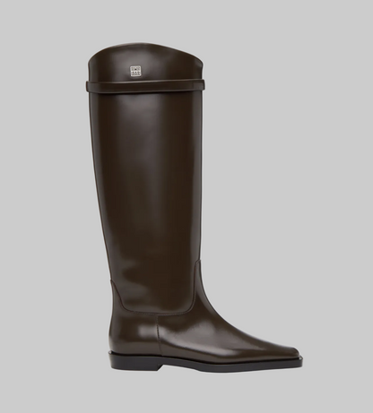 TOTEME Brown Leather Riding Boots - Size 38