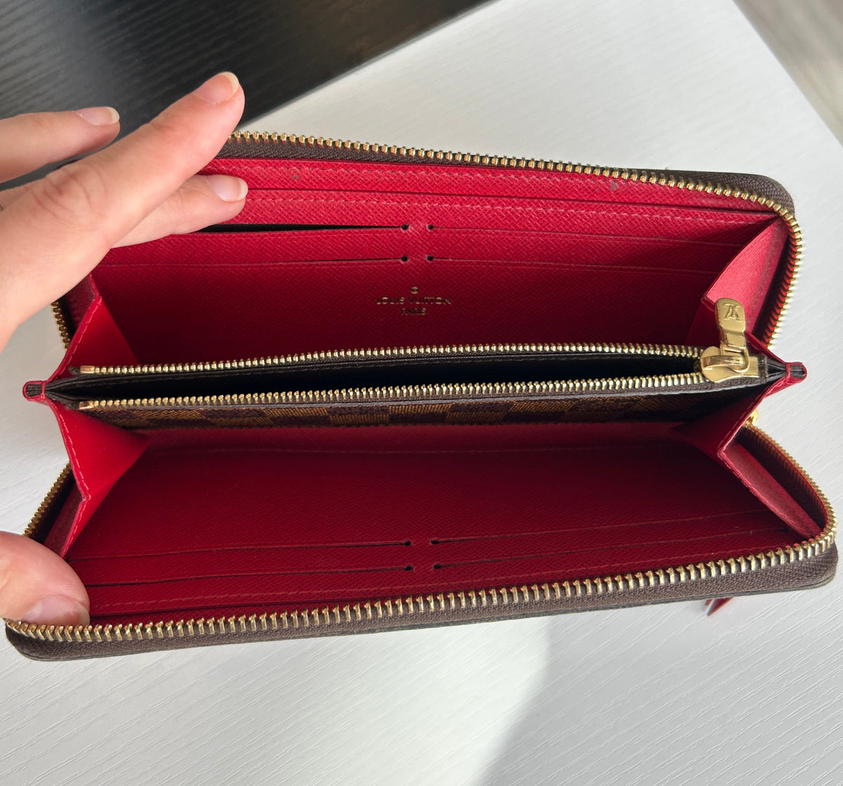 LOUIS VUITTON Damier Ebene Wallet