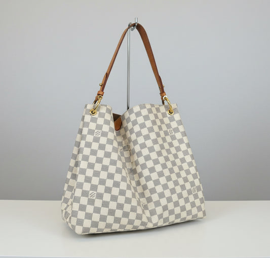 LOUIS VUITTON Damier Azur Graceful MM