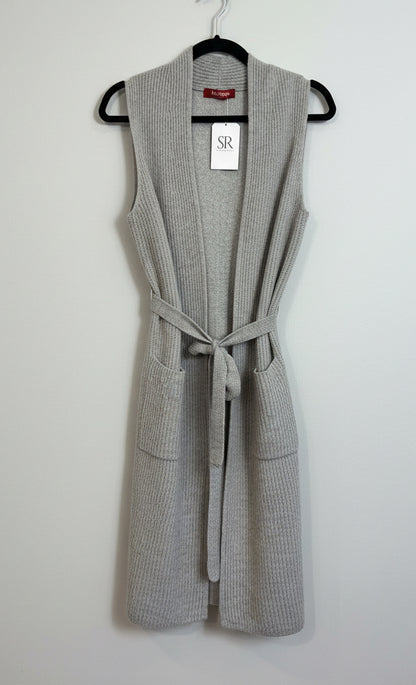 MAX MARA Wool Knit Long Vest - Size S