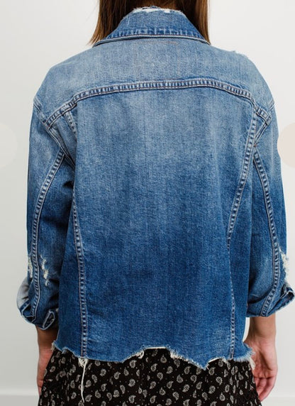 MOTHER Drifter Denim Jacket - Size M