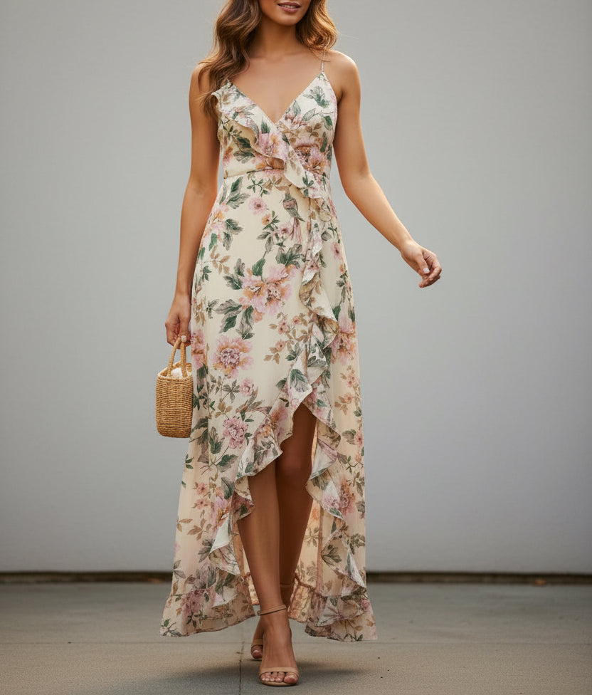 DRESS FORM Velda Floral Maxi Dress - Size M