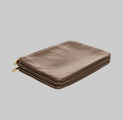 CÉLINE Brown Leather Trio