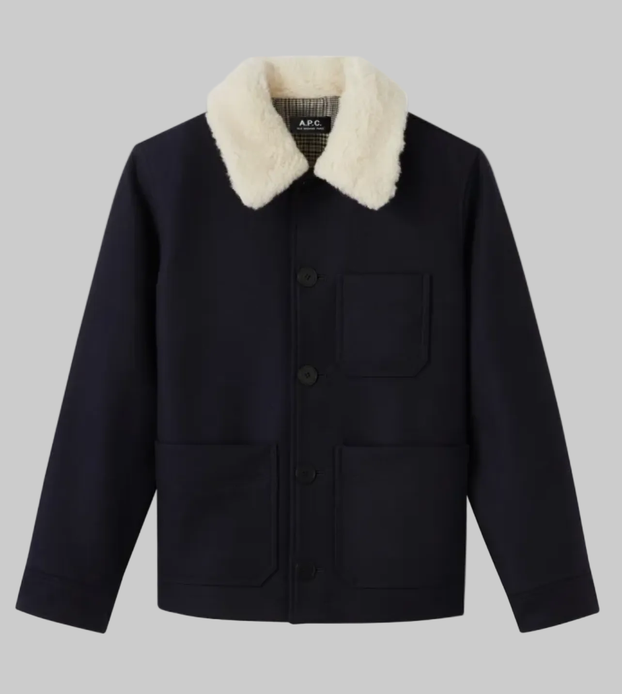A.P.C. Navy Julia Jacket - Size 38
