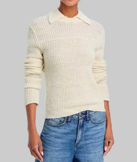 RAG & BONE Madix Polo Sweater - Size M