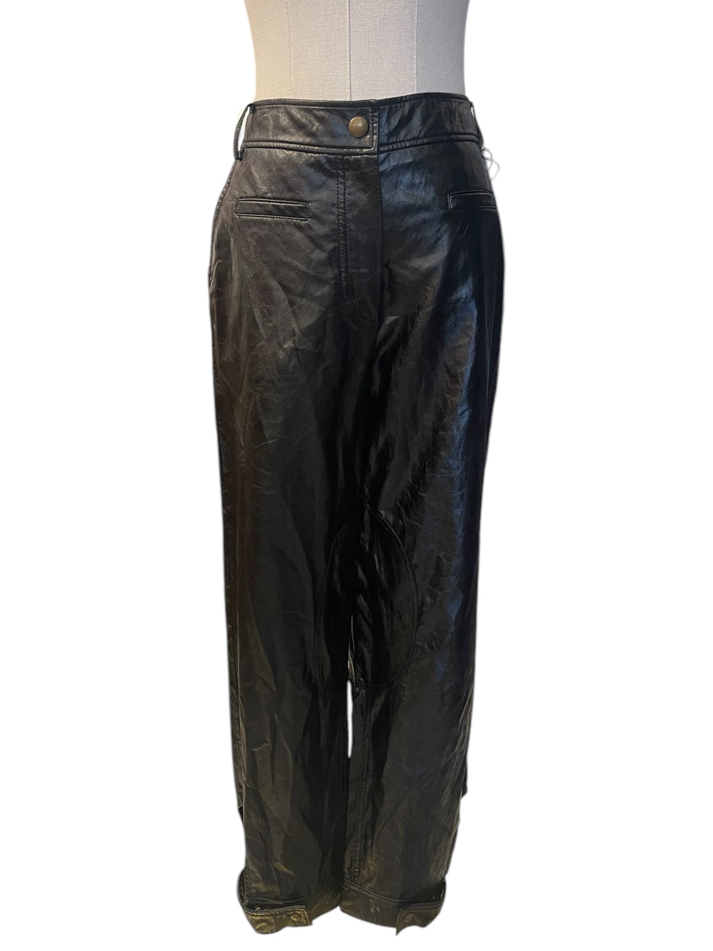 Rejina Pyo Faux Leather Jogger - Size 8