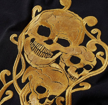 Alexander McQueen Embroidered Skulls Tee - Size XL