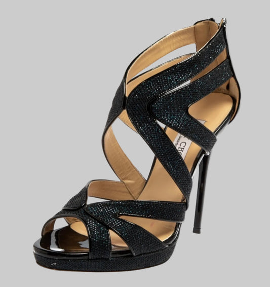 JIMMY CHOO Black Leila Pump - Size 36