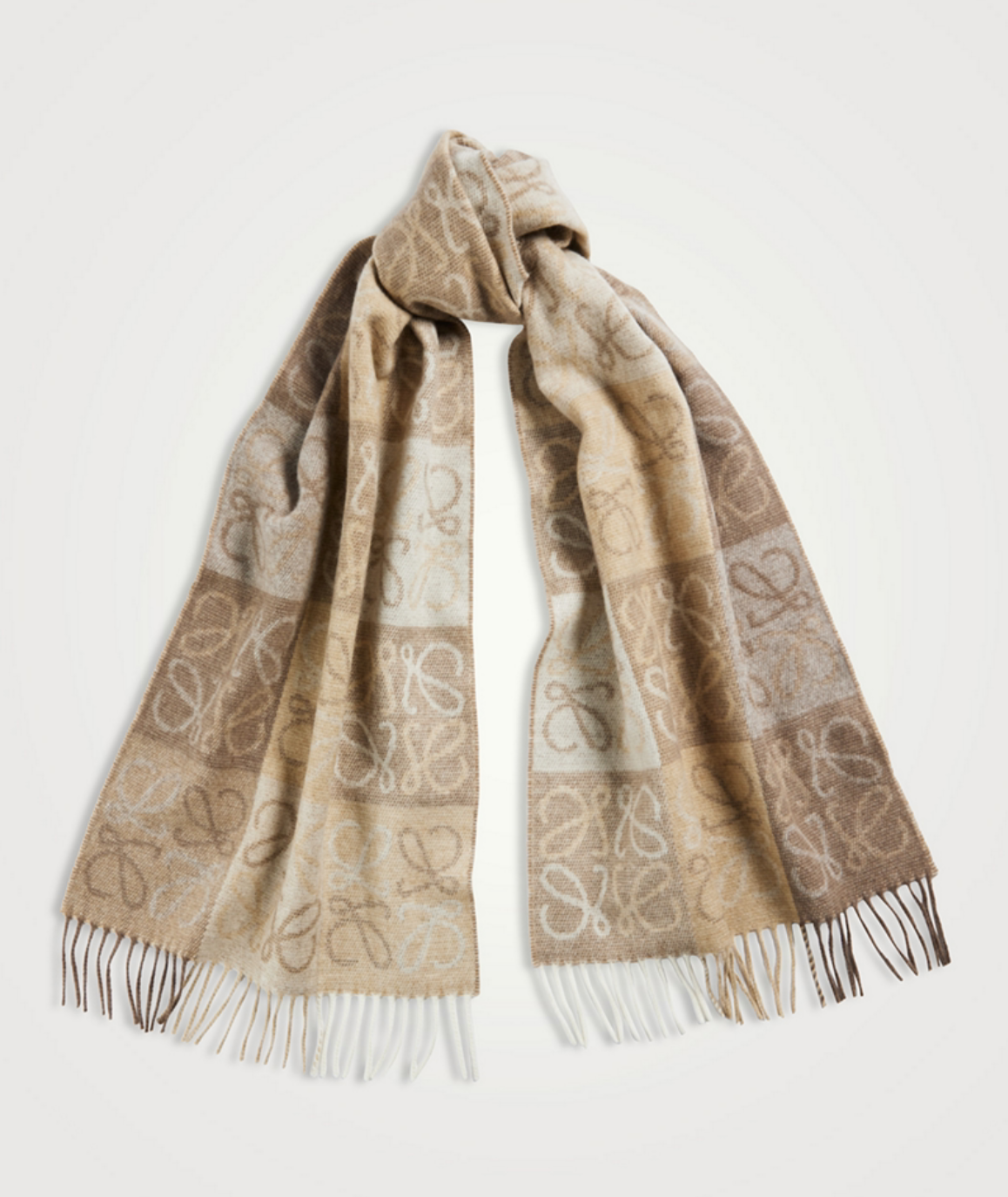 LOEWE Wool & Cashmere Anogram Scarf