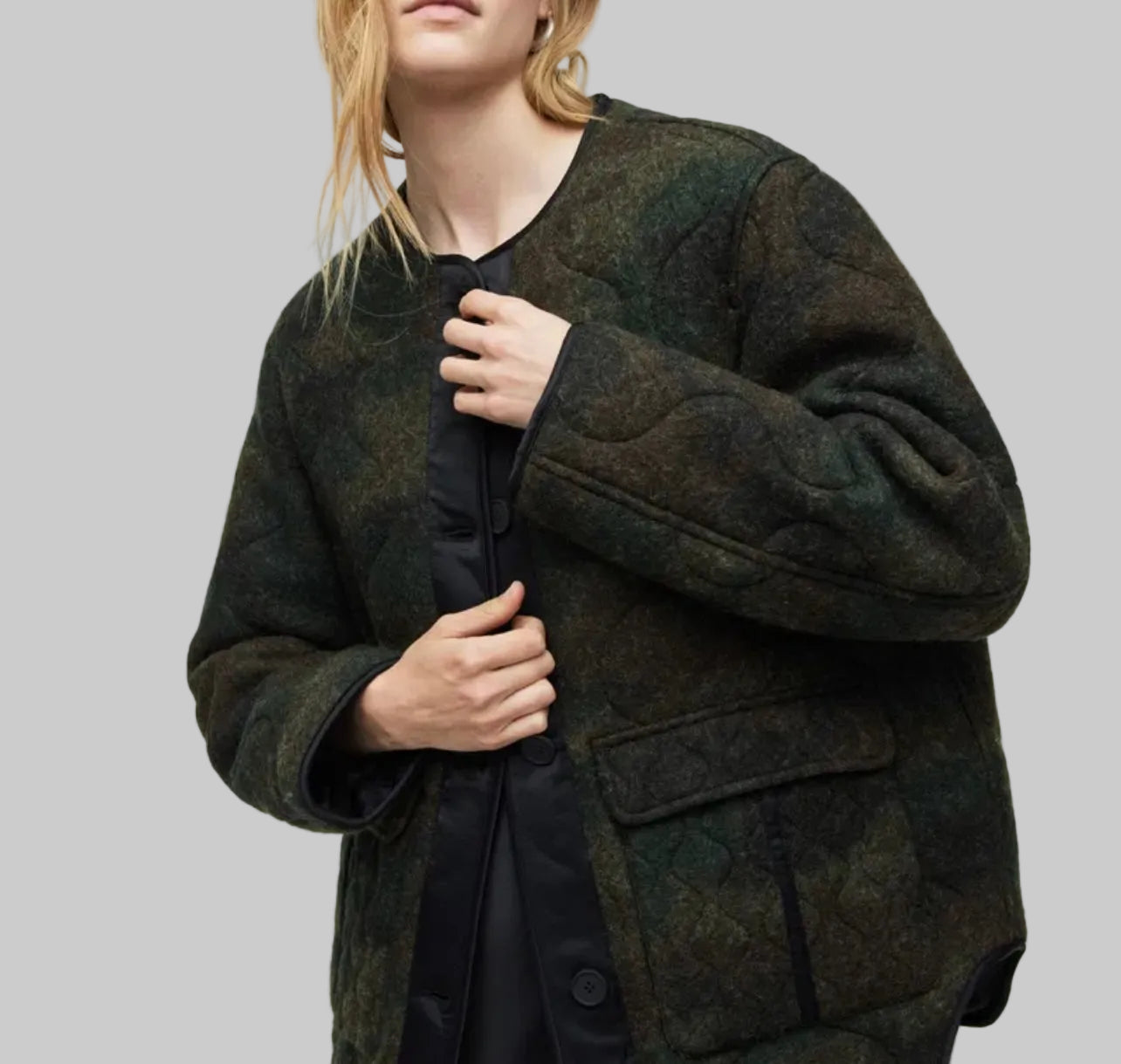 ALLSAINTS - Camo Jacket - Size 12