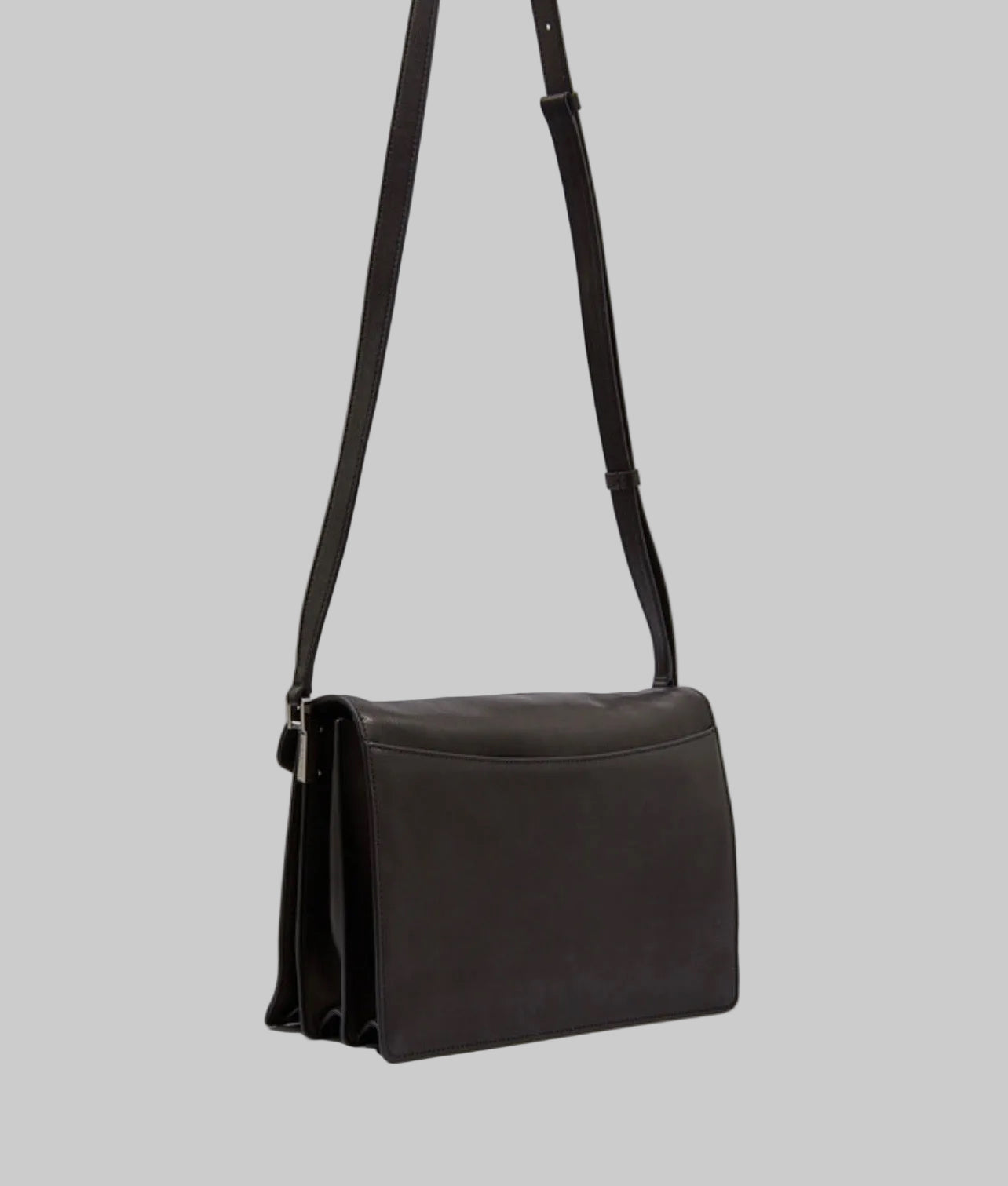 MARNI Black Trunk Leather Crossbody
