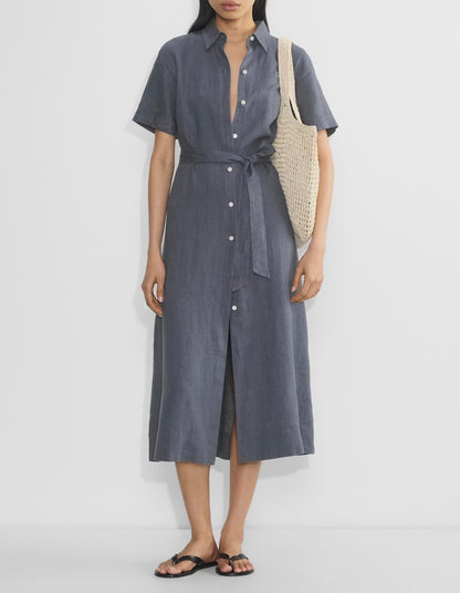 New* WILFRED Eleta Linen Maxi Dress - Size - M