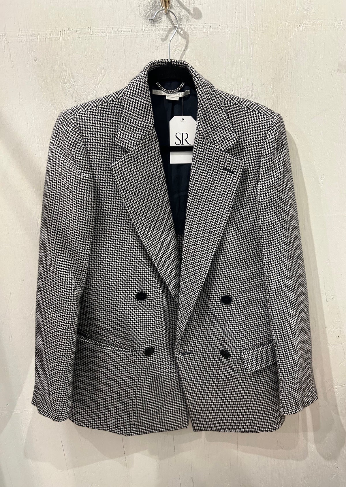 STELLA MCCARTNEY Houndstooth Blazer - Size 40