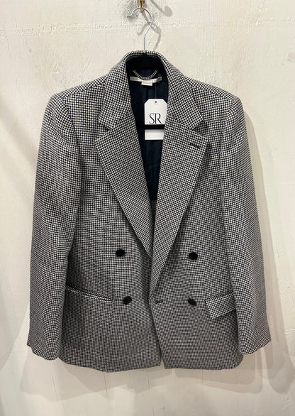 STELLA MCCARTNEY Houndstooth Blazer - Size 40