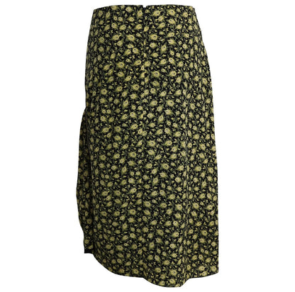 BURBERRY Floral Zip Skirt - Size 2