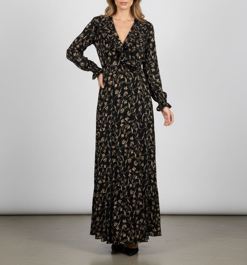 DOEN Floral Maxi Dress - Size xs