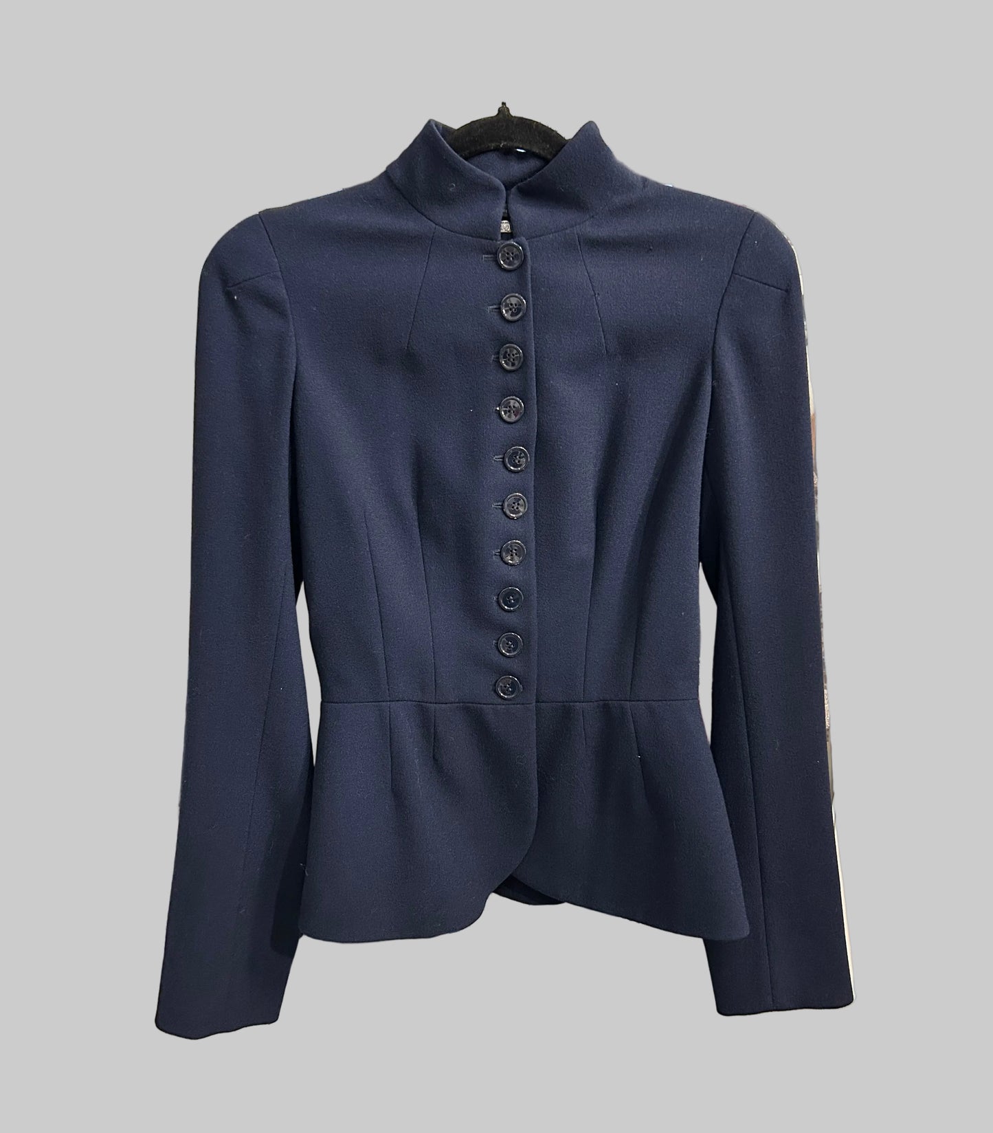 ALEXANDER MCQUEEN Navy Blazer - Size S