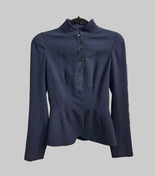 ALEXANDER MCQUEEN Navy Blazer - Size S