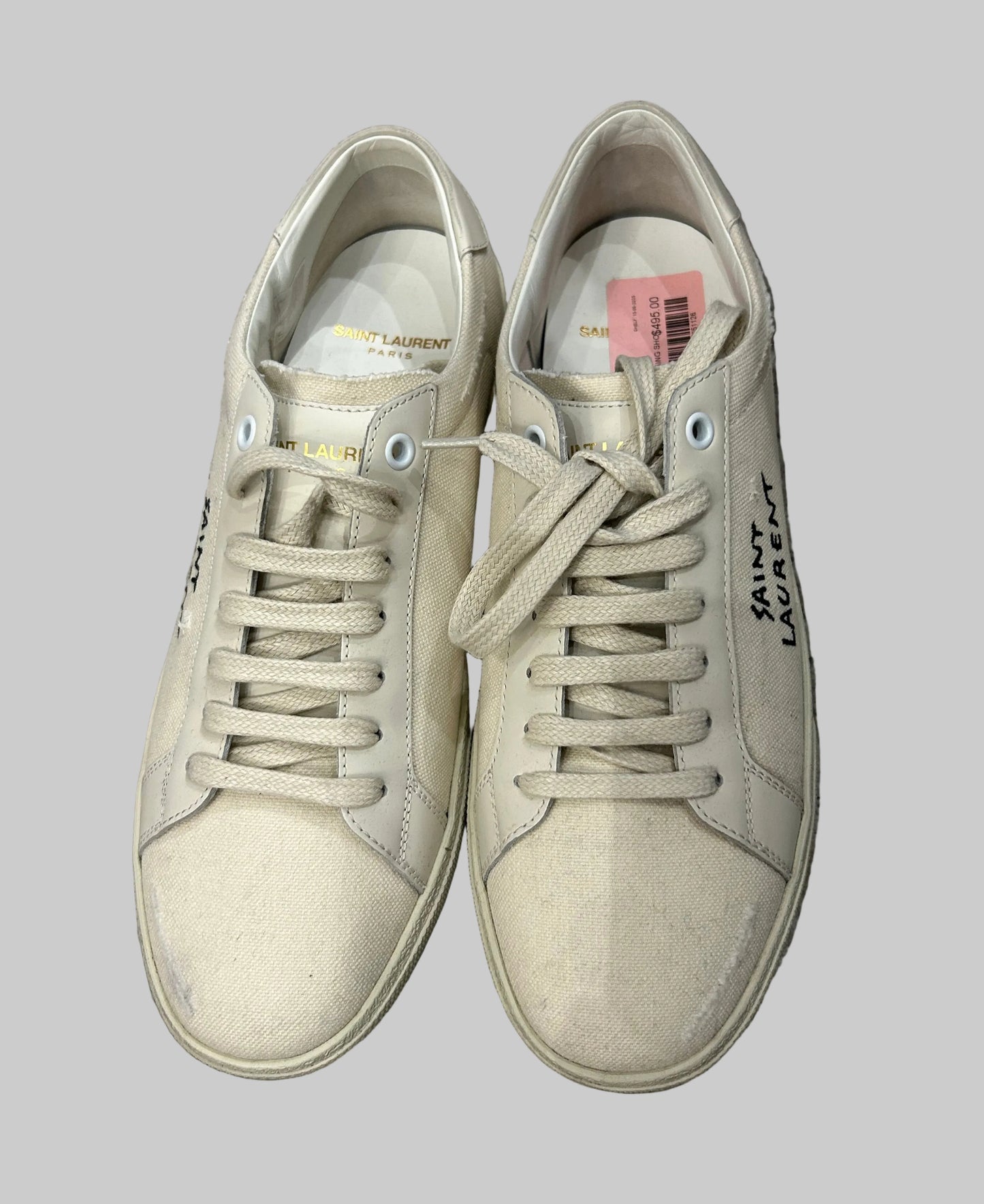 SAINT LAURENT White Sneakers - Size 39