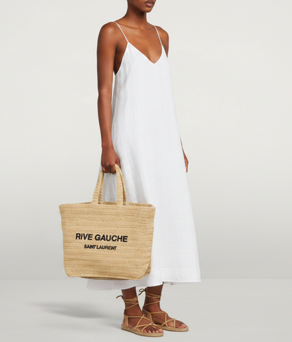 SAINT LAURENT Raffia Tote