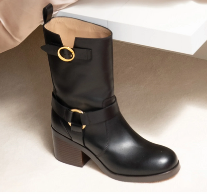 ODISSI Hailey Biker Boot - Size 37.5