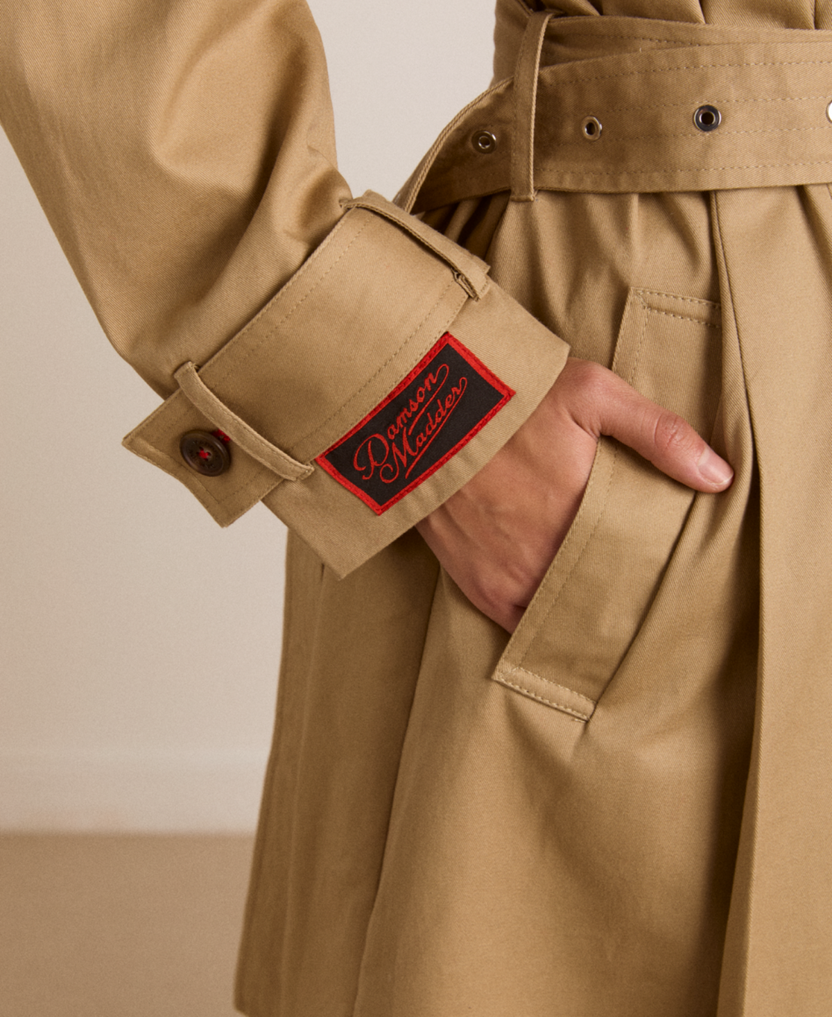 NEW* DAMSON MADDER Sofia Pleated Trench Coat - Size 12
