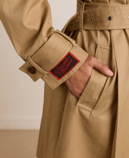 NEW* DAMSON MADDER Sofia Pleated Trench Coat - Size 12