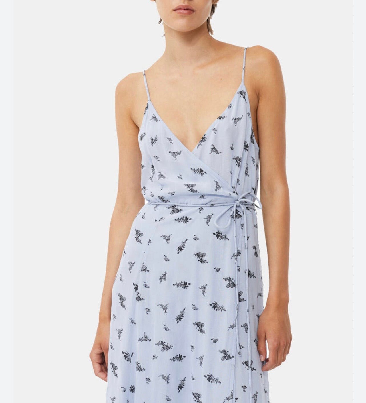 NEW* GANNI Blue Floral Dress - Size 40