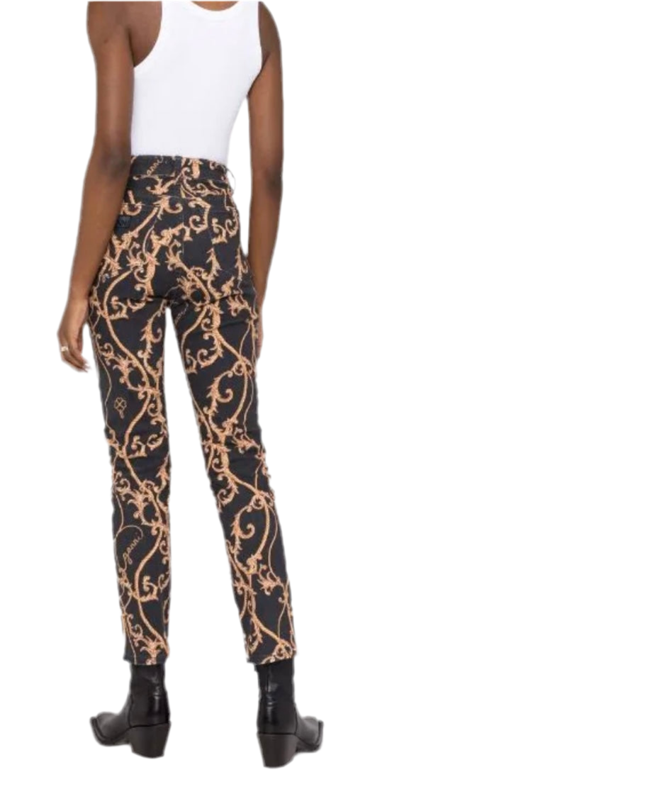 GANNI Baroque Print Jeans - Size 26