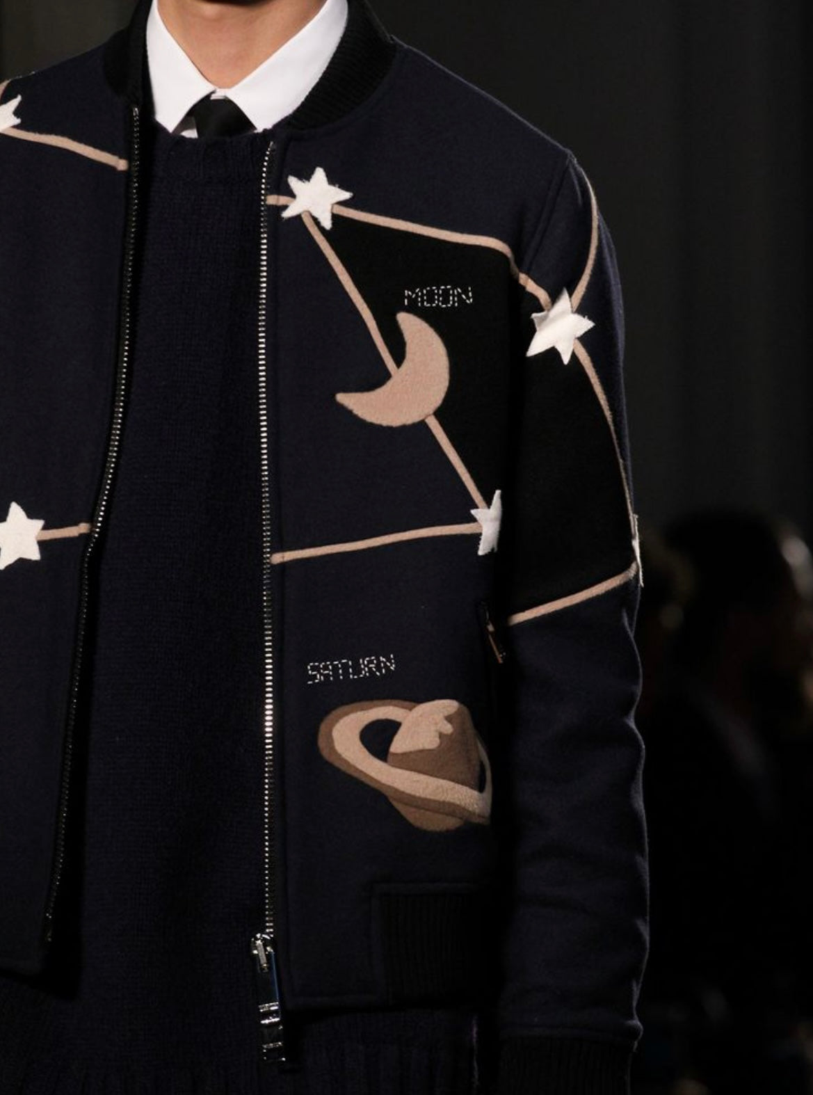 VALENTINO Constellation Bomber Jacket - Size 38