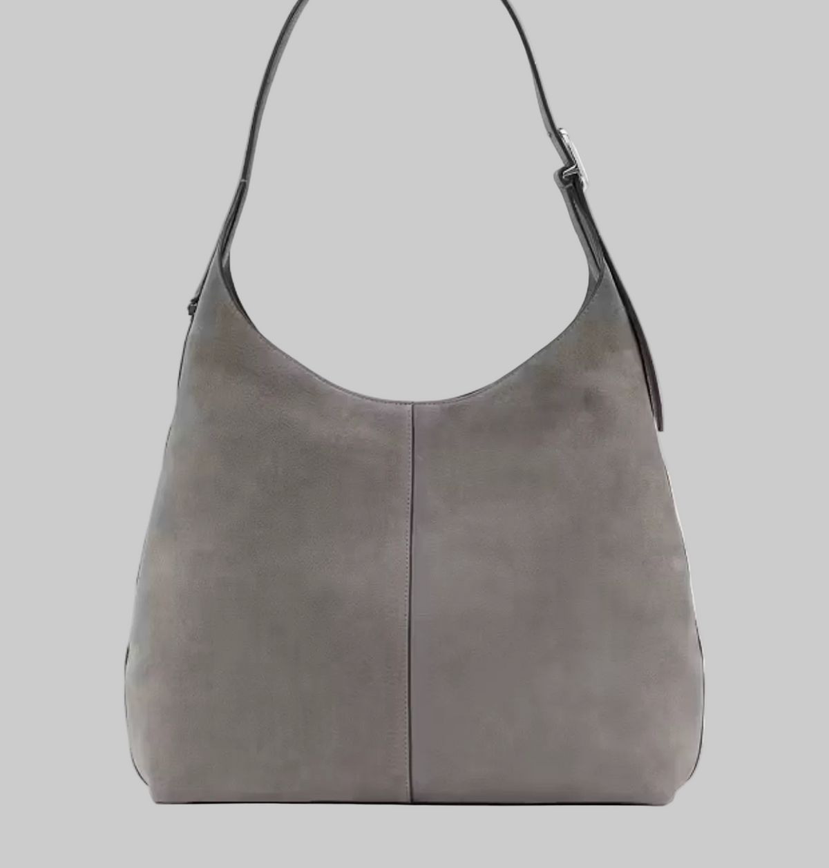 NEW* KATE SPADE Grey Suede Shoulder Bag