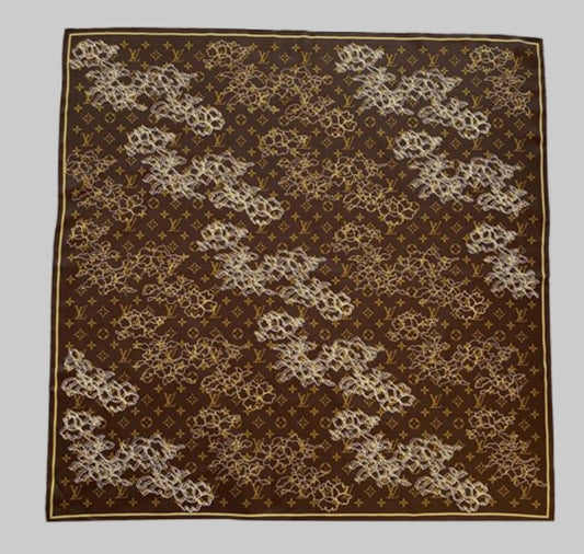 LOUIS VUITTON Monogram Silk Scarf
