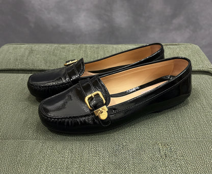 PRADA Black Patent Loafer - Size 40