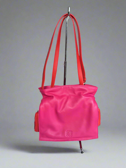 LOEWE Flamenco Leather Shoulder Bag