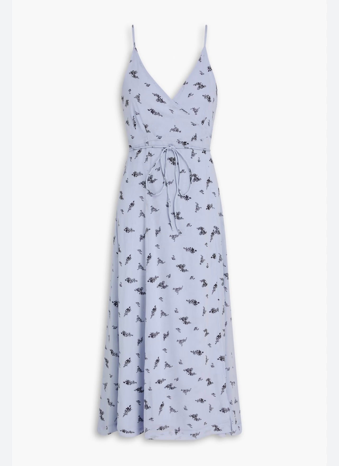 NEW* GANNI Blue Floral Dress - Size 40