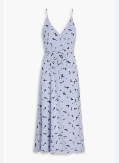 NEW* GANNI Blue Floral Dress - Size 40
