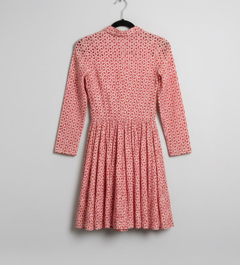 MAJE eyelet mini dress - size xs